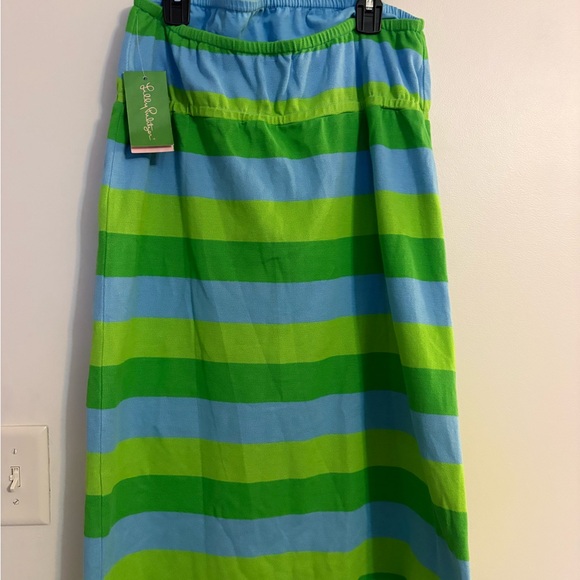 NWT Lilly Pulitzer Villa Dress Striped Medium Summer Rugby Stripe - Picture 2 of 7